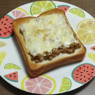 キャベ納豆サクサクトースト